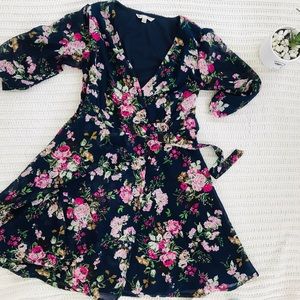 Yumi Floral Wrap Dress (from ASOS)